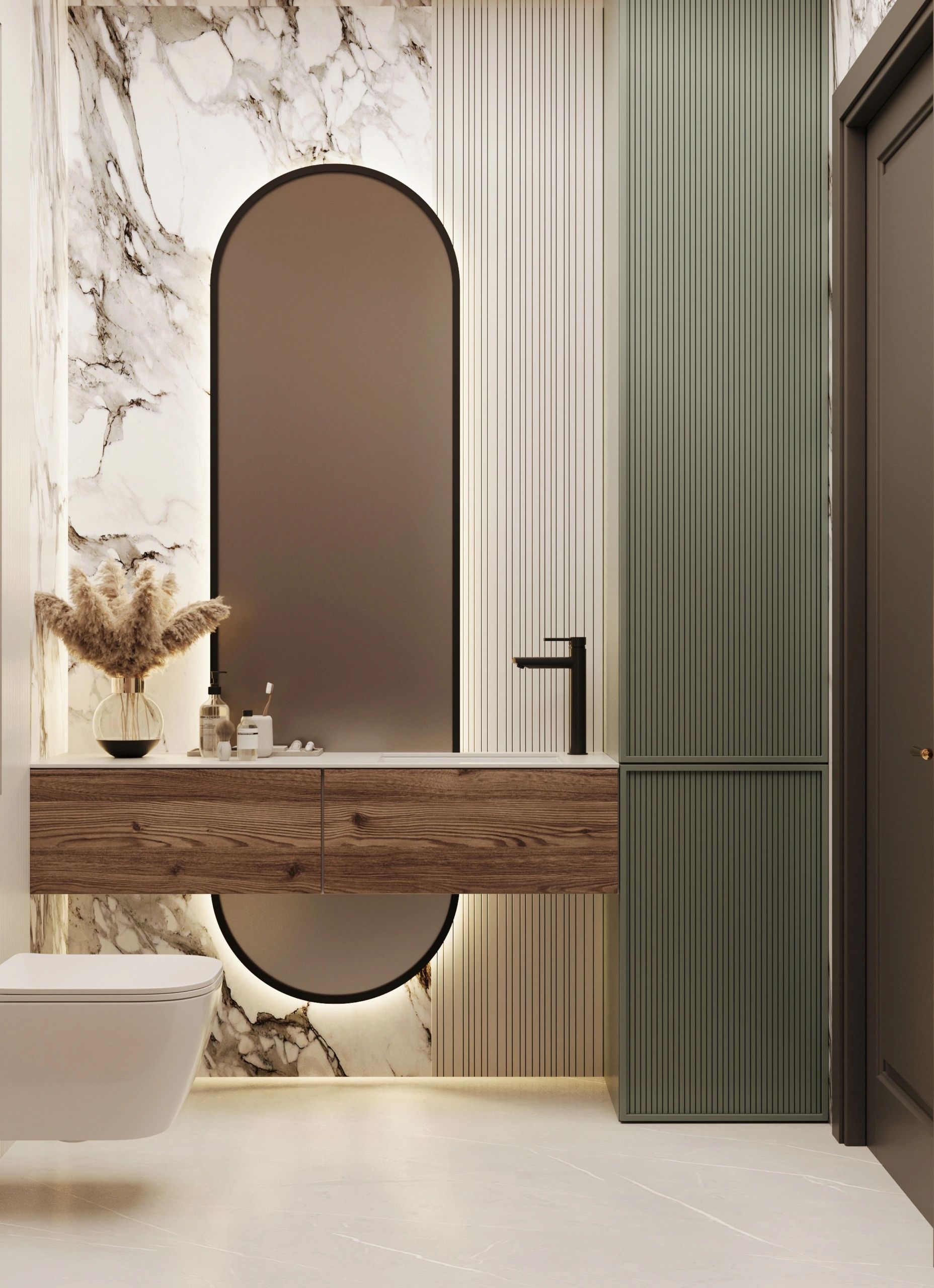 modern bathroom interior